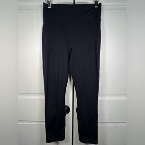 Fabletics Motion365 Excellent Condition High Waist Black Cropped Leggings Sz M